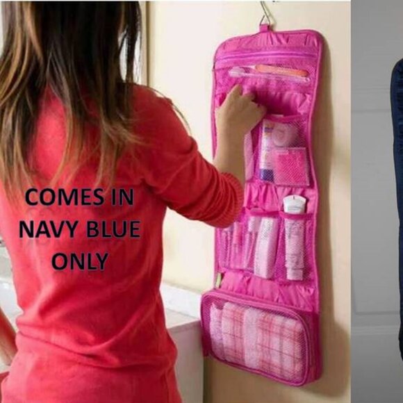 New Foldable Hanging Travel Organizer Bag. Handy for Travellers, RV, Home. - Picture 3 of 4